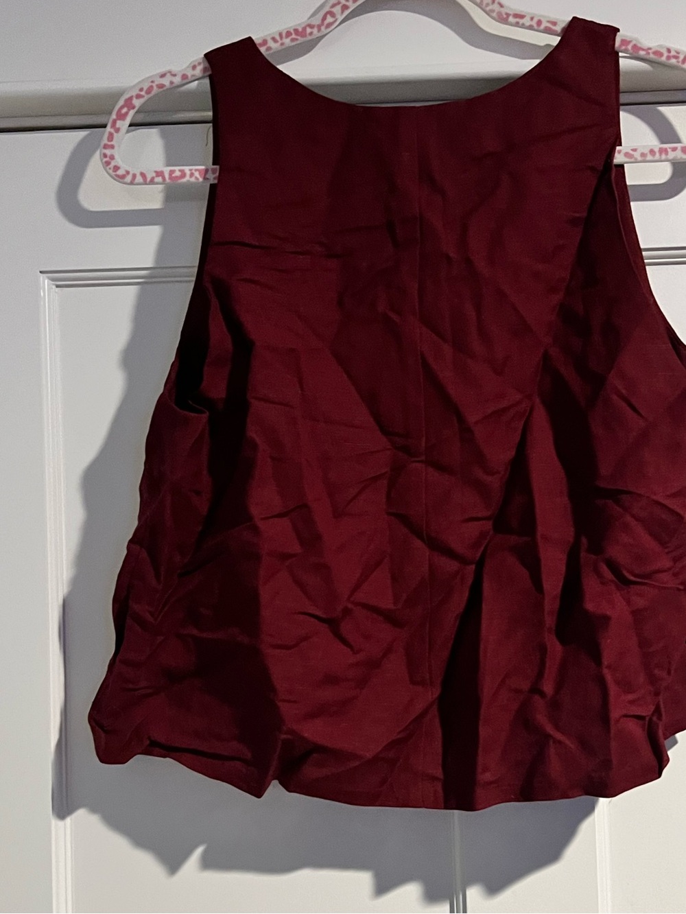 Christine Alcalay Viviene Tank in Cranberry - Sz. l - NWT - Picture 7 of 8